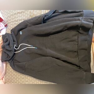 Dutch Bros Black Hoodie with Blue Accents